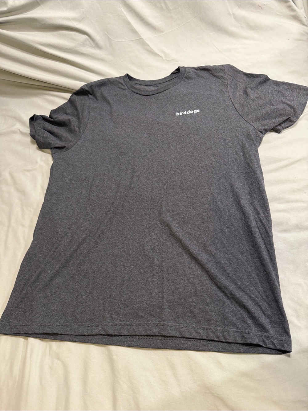 Birddogs Dark Charcoal Short Sleeve Logo Tee